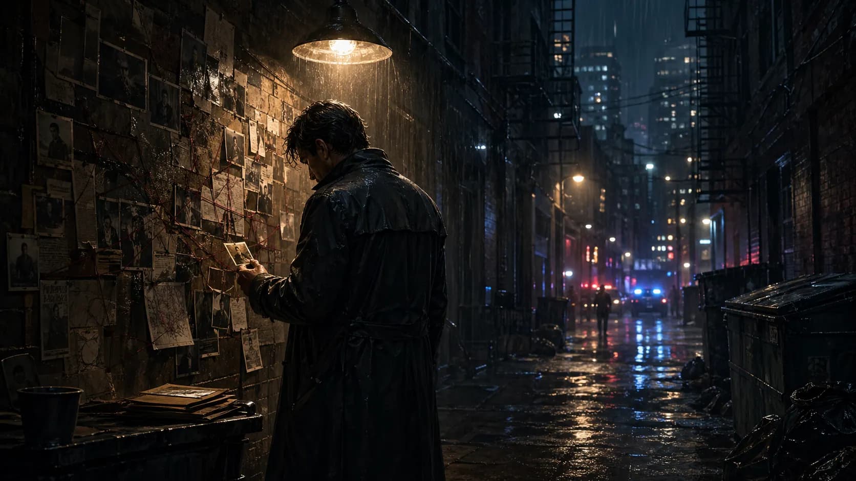 Mystery Thriller genre hero art
